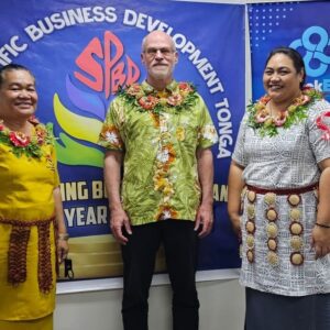 Fine Tu'ipulotu, Greg Casagrande from SPBD and Jennifer Fifita from KlickEx are proud to expand services to Tonga